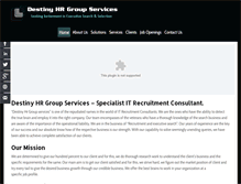 Tablet Screenshot of destinyhrgroup.com
